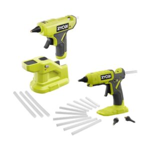 ONE+ P307-P306 18V Cordless 2-Tool Combo Kit with Dual Temperature Glue Gun and Compact Glue Gun (Tools Only)