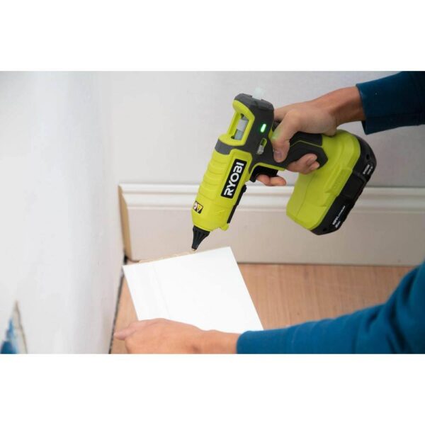 ONE+ P307-P306 18V Cordless 2-Tool Combo Kit with Dual Temperature Glue Gun and Compact Glue Gun (Tools Only) - Image 11