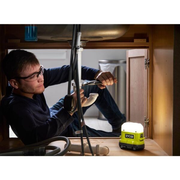 ONE+ P796B-PCL660B 18V Cordless 2-Tool Combo Kit with Compact Area Light and LED Light (Tools Only) - Image 8