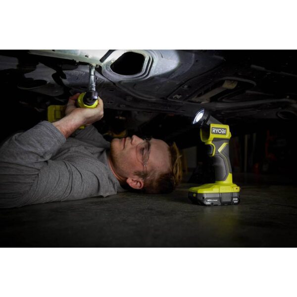 ONE+ P796B-PCL660B 18V Cordless 2-Tool Combo Kit with Compact Area Light and LED Light (Tools Only) - Image 4