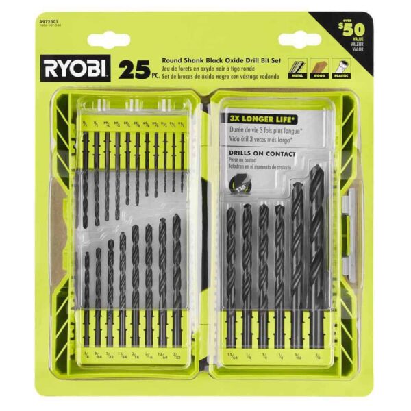 PSBRA02B-A972501 ONE+ HP 18V Brushless Cordless Compact 3/8 in. Right Angle Drill (Tool Only) w/ 25-Piece Black Oxide Drill Bit Set - Image 7