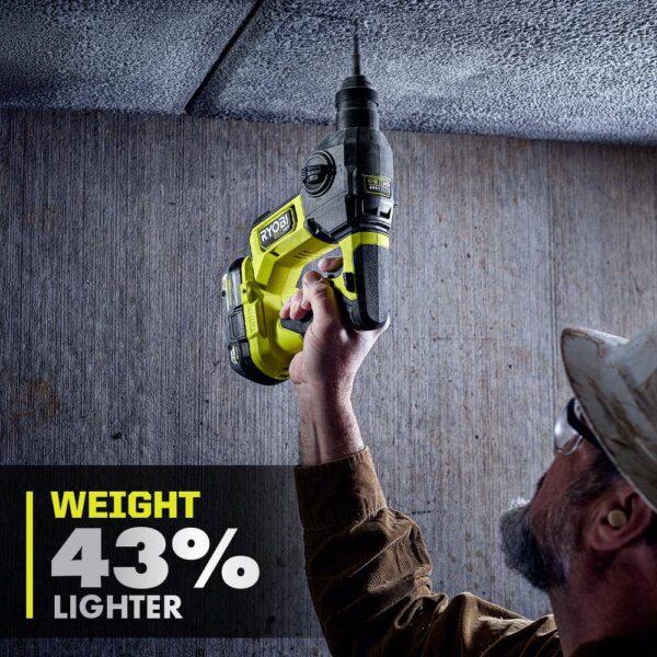 PSBRH01B ONE+ HP 18V Brushless Cordless Compact 5/8 in. SDS Rotary Hammer (Tool Only) - Image 4