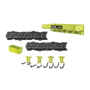 STM503K-STM402 Link 7-Piece Wall Storage Kit and Link Hanging Shelf