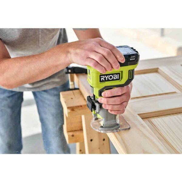 ONE+ 18V Compact Router Kit with 2.0 Ah Battery, Charger, and 6.0 Ah HIGH PERFORMANCE Battery (2-Pack) - Image 10