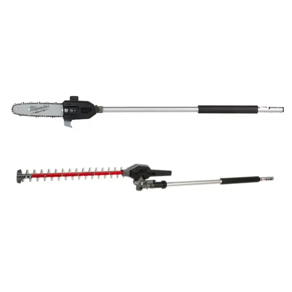 49-16-2720-49-16-2719 M18 FUEL QUIK-LOK 10 in. Pole Saw Attachment and M18 FUEL QUIK-LOK Hedge Trimmer Attachment (2-Tool)