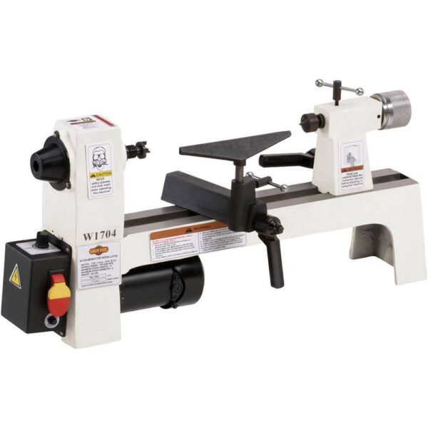 Shop Fox W1704 8 in. x 13 in. Benchtop Wood Lathe - Image 3