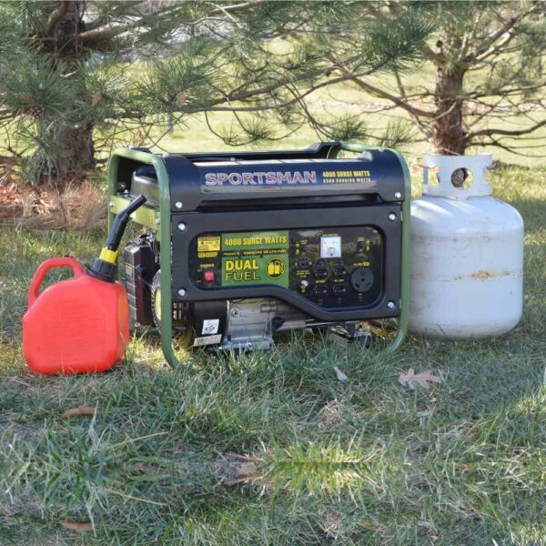 Sportsman 806694 4,000/3,500-Watt Recoil Start Dual Fuel Gasoline Propane Portable Generator with CO Detector Auto-Shutoff - Image 8