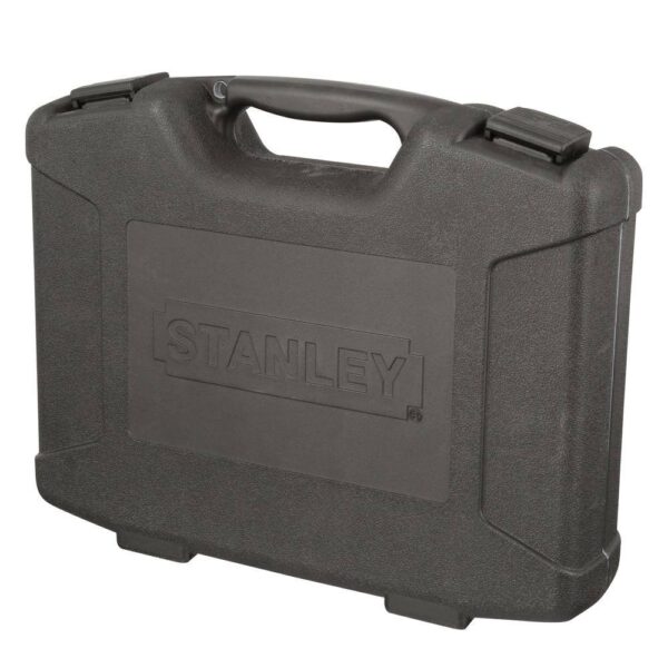 Stanley 92-839 1/4 in.   3/8 in. Drive Black Chrome Laser Etched SAE   Metric Mechanics Tool Set (99-Piece) - Image 3