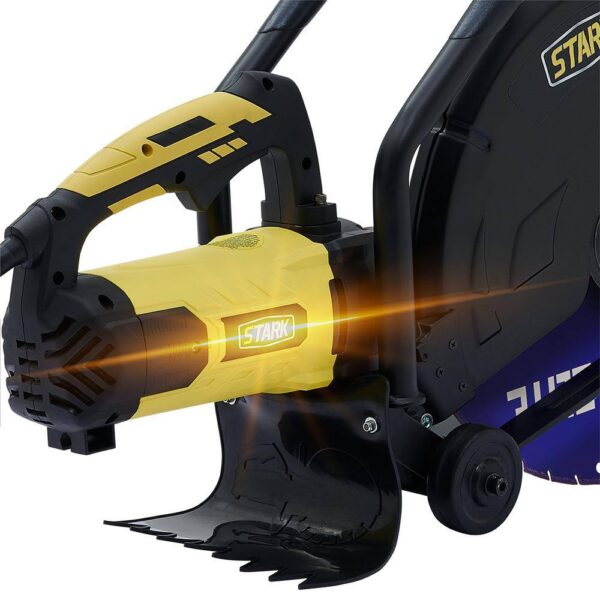 STARK USA 50120-H2 16 in. 3200-Watt Circular Cut Concrete Saw Cutter with Water Line Attachment (No-Blade) - Image 4