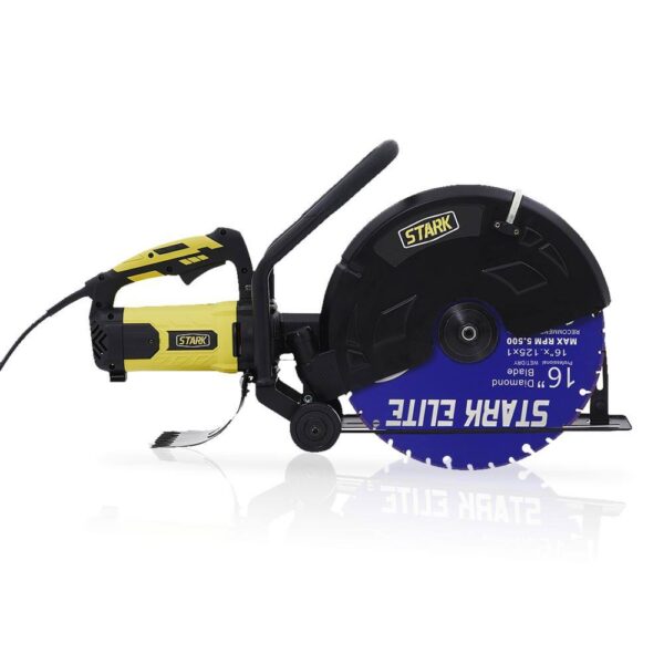 STARK USA 50120-H2 16 in. 3200-Watt Circular Cut Concrete Saw Cutter with Water Line Attachment (No-Blade) - Image 2