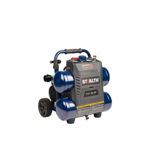 Stealth SAQ-1413 Professional 4.5 Gal. 150 PSI 2 Portable Electric Air Compressor - Image 2