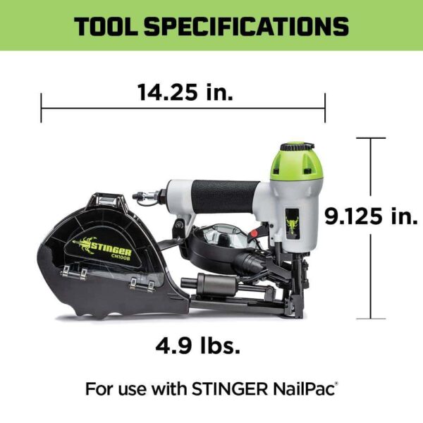 Stinger 0136252 CN100B Cap Nailer - Image 3