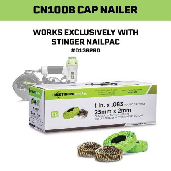 Stinger 0136252 CN100B Cap Nailer - Image 13