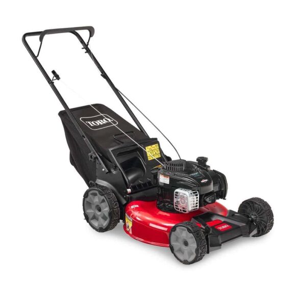 21311 21 in. Recycler Briggs and Stratton 140 cc Gas High-Wheel Walk Behind Push Lawn Mower - Image 9