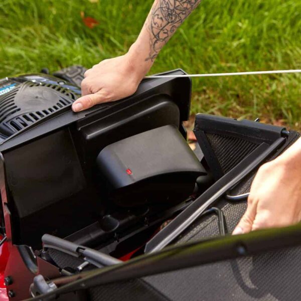 21311 21 in. Recycler Briggs and Stratton 140 cc Gas High-Wheel Walk Behind Push Lawn Mower - Image 2