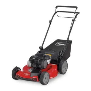 21442 22 in. Recycler Briggs   Stratton High Wheel FWD Gas Walk Behind Self Propelled Lawn Mower with Super Bagger