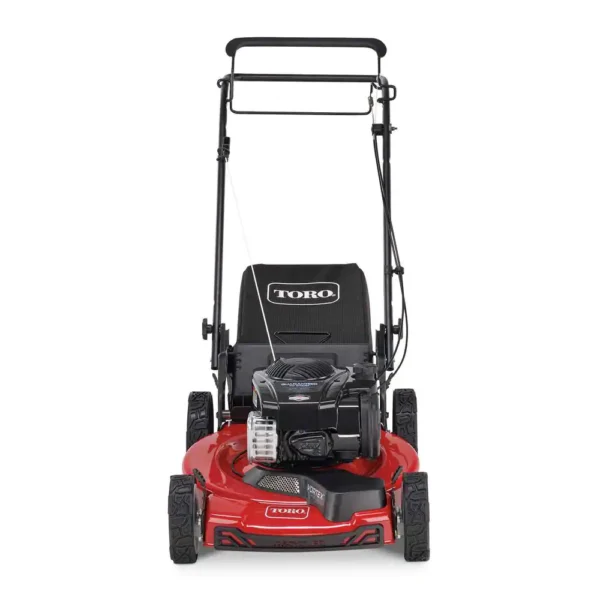 21442 22 in. Recycler Briggs   Stratton High Wheel FWD Gas Walk Behind Self Propelled Lawn Mower with Super Bagger - Image 2