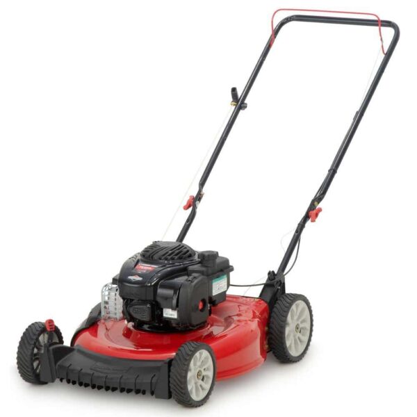 Troy-Bilt TB105B 21 in. 140 cc Briggs and Stratton Gas Walk Behind Push Lawn Mower with Mulching Kit Included - Image 4