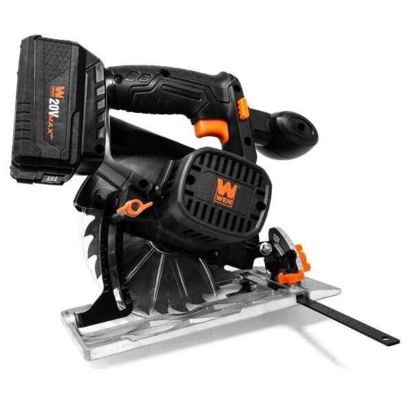20625 20-Volt Max 6.5 in. Cordless Circular Saw with 4.0 Ah Lithium-Ion Battery and Charger - Image 9