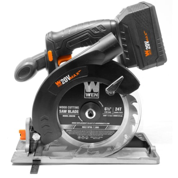 20625 20-Volt Max 6.5 in. Cordless Circular Saw with 4.0 Ah Lithium-Ion Battery and Charger - Image 3