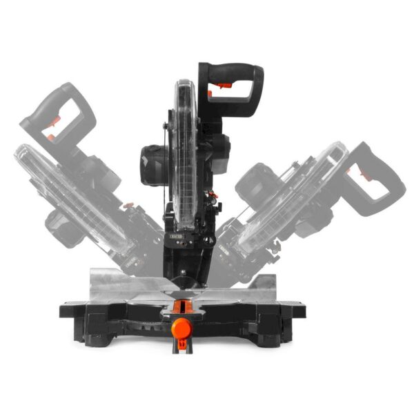 MM1213 15 Amp 12 in. Dual-Bevel Sliding Compound Miter Saw with Laser - Image 4