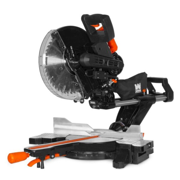 MM1213 15 Amp 12 in. Dual-Bevel Sliding Compound Miter Saw with Laser - Image 6