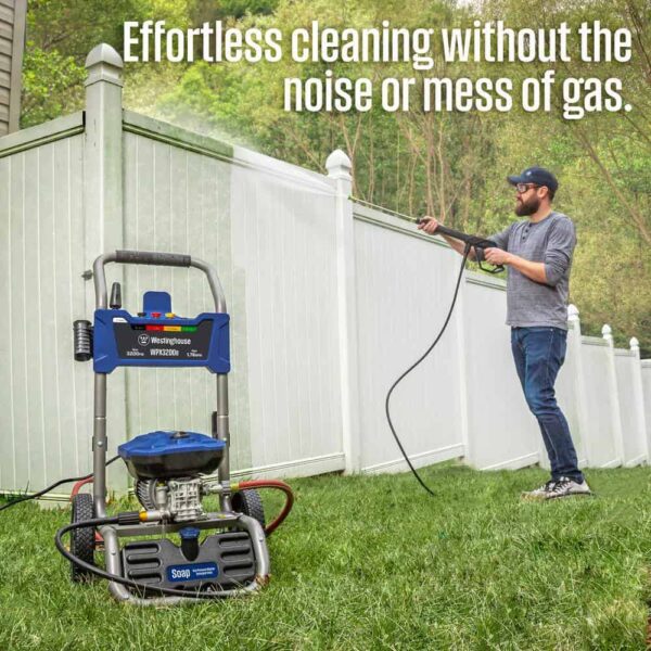 Westinghouse 3200 PSI 1.76 GPM 13 Amp Cold Water Electric Powered Pressure Washer with Turbo Nozzle and 5 Quick Connect Tips - Image 10