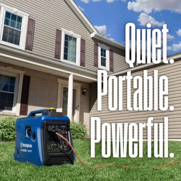 Westinghouse iGen2550c 2,550-Watt Gas Powered Portable Inverter Generator with Recoil Start, Quiet Technology, LED Data Center - Image 5