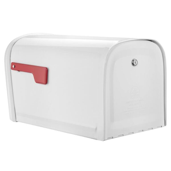 Mailboxes 6300W-10 Oasis 360 White, Large, Steel, Locking Parcel Mailbox with 2-Access Doors - Image 14