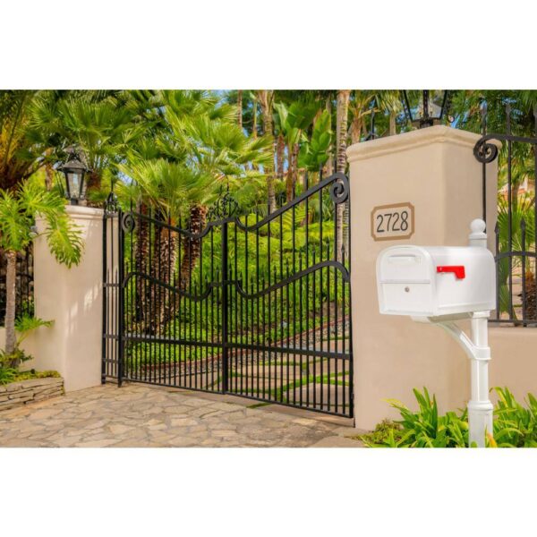 Mailboxes 6300W-10 Oasis 360 White, Large, Steel, Locking Parcel Mailbox with 2-Access Doors - Image 2