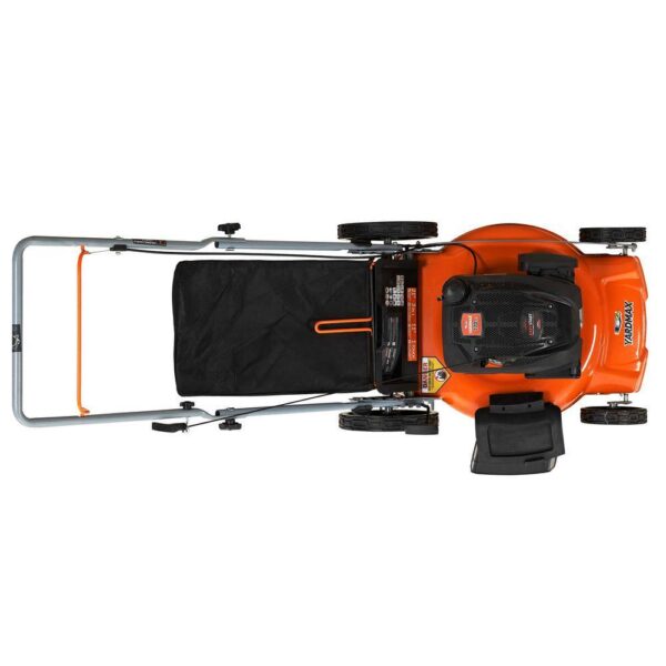 YARDMAX YG1650 21 in. 170cc 3-in-1 Gas Walk Behind Push Lawn Mower with High Rear Wheels - Image 3