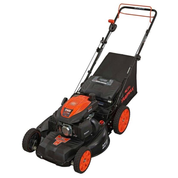 YARDMAX YG2860 22 in. 201 cc SELECT PACE 6 Speed CVT High Wheel FWD 3-in-1 Gas Walk Behind Self Propelled Lawn Mower - Image 7