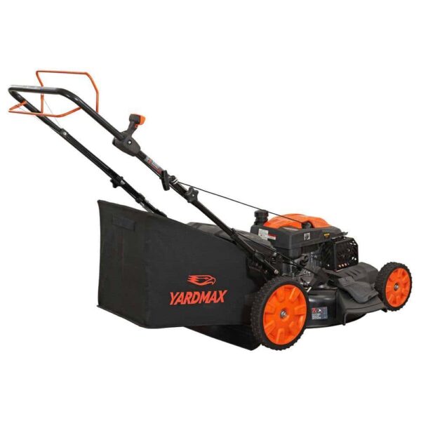YARDMAX YG2860 22 in. 201 cc SELECT PACE 6 Speed CVT High Wheel FWD 3-in-1 Gas Walk Behind Self Propelled Lawn Mower - Image 10