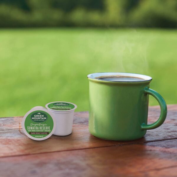 Green Mountain Coffee Roasters Sumatra Reserve, Single-Serve Keurig K-Cup Pods, Dark Roast Coffee, 96 Count - Image 2