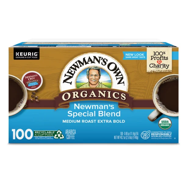 Newman s Own Organics Coffee K-Cup Pods, Special Blend (100 ct.)
