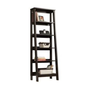 Trestle 5   Shelf Bookcase, Jamocha Wood Finish