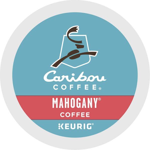 Caribou Coffee Mahogany, Single-Serve Keurig K-Cup Pods, Dark Roast Coffee, 96 Count - Image 2