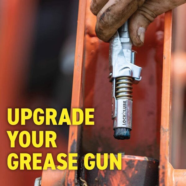 GC81011 Grease Gun Coupler locks onto Zerk fittings. Rated 10,000 PSI. Long-lasting rebuildable tool. - Image 2