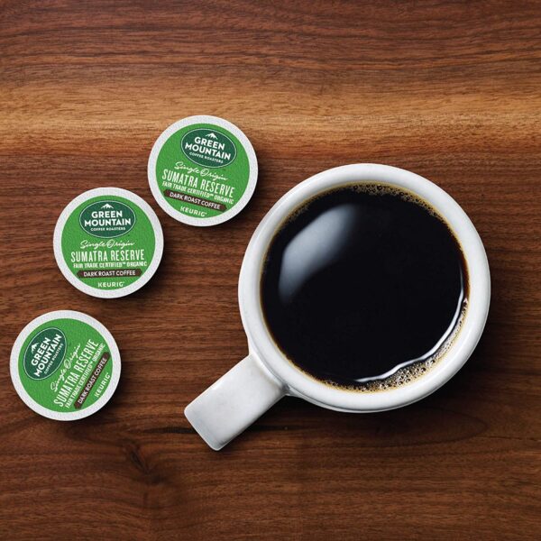 Green Mountain Coffee Roasters Sumatra Reserve, Single-Serve Keurig K-Cup Pods, Dark Roast Coffee, 96 Count - Image 12