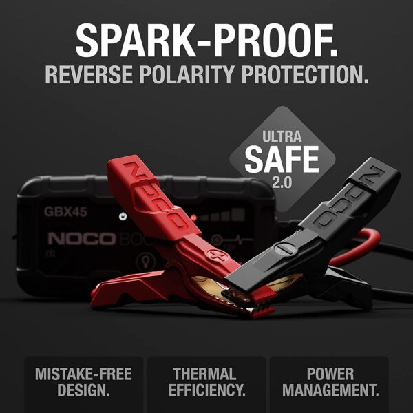 X GBX45 1250A 12V UltraSafe Portable Lithium Jump Starter, Car Battery Booster Pack - Image 4