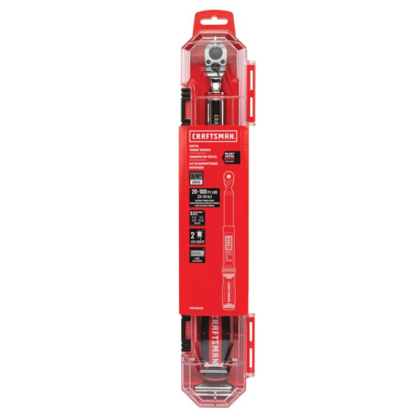3/8-in Drive Digital Torque Wrench (20-ft lb to 100-ft lb) - Image 5