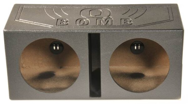 15V Dual 15 Vented Port Subwoofer Sub Box w/ Bedliner Spray (2 Pack) - Image 2
