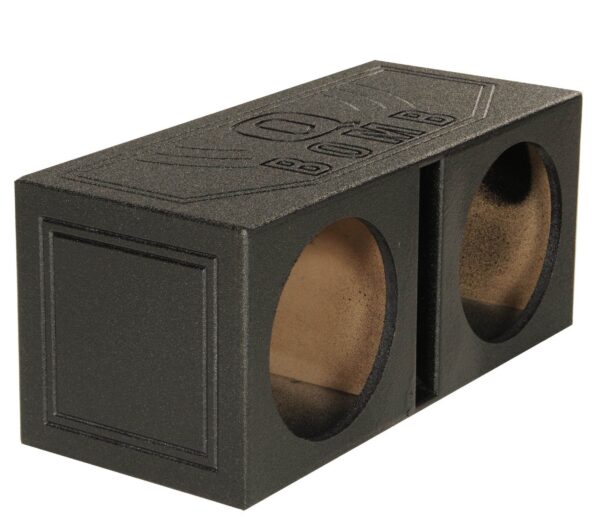 15V Dual 15 Vented Port Subwoofer Sub Box w/ Bedliner Spray (2 Pack) - Image 4