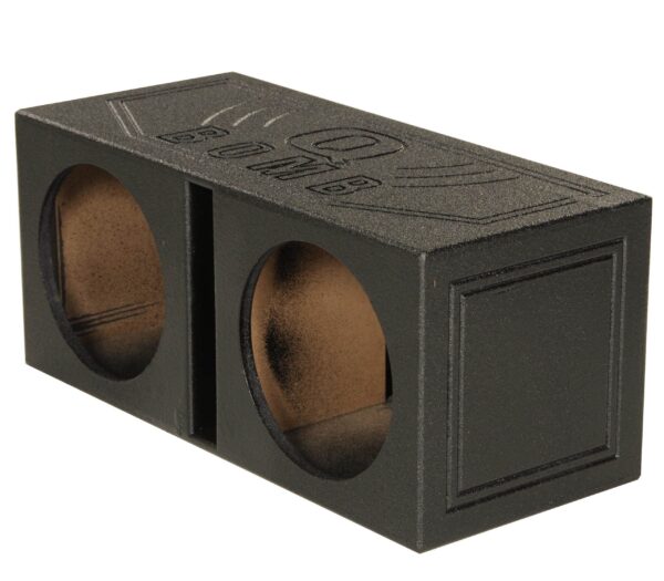 15V Dual 15 Vented Port Subwoofer Sub Box w/ Bedliner Spray (2 Pack) - Image 5