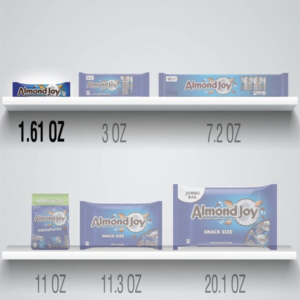 ALMOND JOY Coconut And Almond Chocolate Candy, Bulk, Gluten Free, Individually Wrapped, 1.61 oz Bars (36 Count) - Image 4