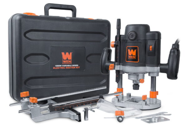 Products 15-Amp Variable Speed Plunge Woodworking Router with Case, RT6033