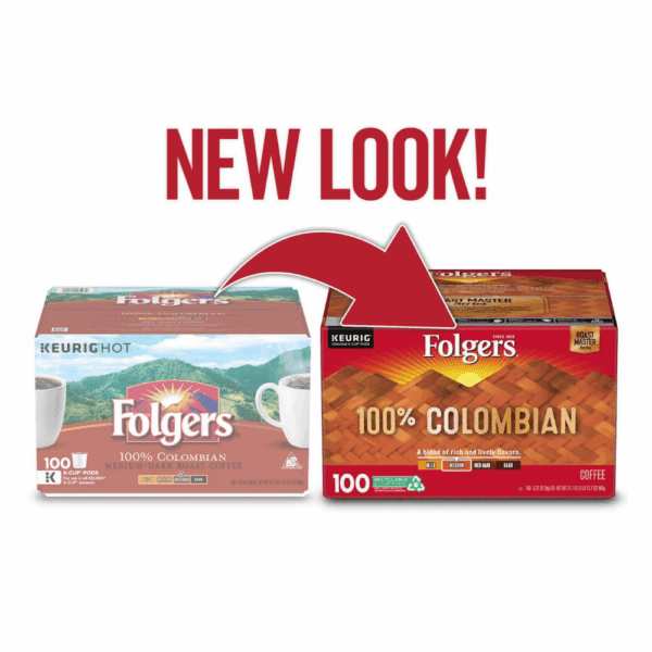 Folgers 100% Colombian Medium Roast Coffee K-Cups (100 ct.) - Image 3