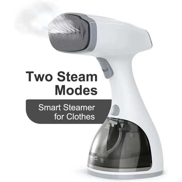 Handheld Garment Steamer 1800W 20s Heat Up Steamer for Clothes with LCD Smart Screen, 2 Steam Options Fabric Steamer, Upgraded Nozzle and 350ml Water Tank - Image 2