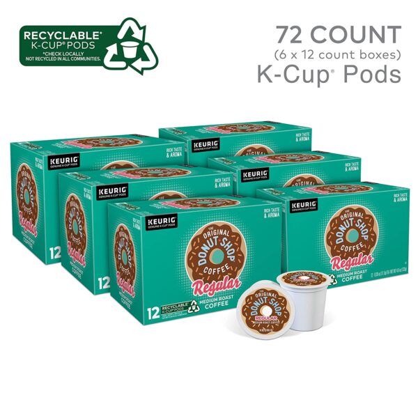 The Original Donut Shop Keurig Single-Serve K-Cup Pods, Regular Medium Roast Coffee, 72 Count - Image 2
