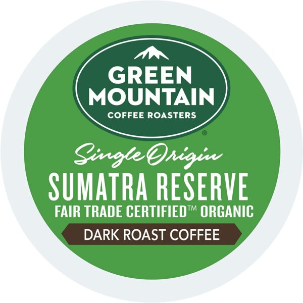 Green Mountain Coffee Roasters Sumatra Reserve, Single-Serve Keurig K-Cup Pods, Dark Roast Coffee, 96 Count - Image 4